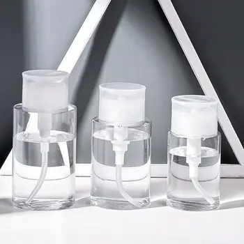 

1PC Refillable Bottles perfume empty cosmetic containers Pump Dispenser Bottle Nail Art Acetone Polish bottle