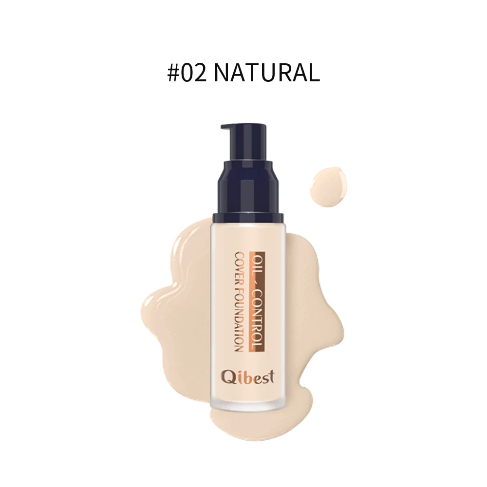 Жидкий тональный крем для кожи Evolution Oil-control лицевой маскирующий Макияж для лица яркий выделитель корректор-бронзатор крем - Цвет: 02