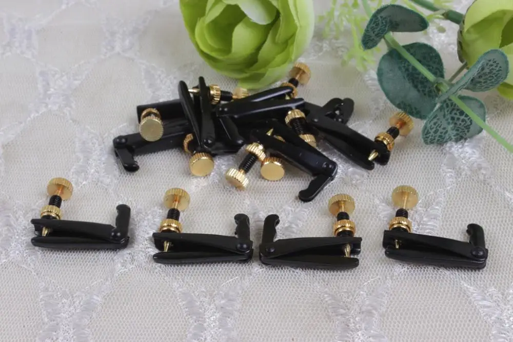 

Yinfente 20pcs 4/4 3/4 Violin Fine Tuners Black String Adjuster Violin Accessories