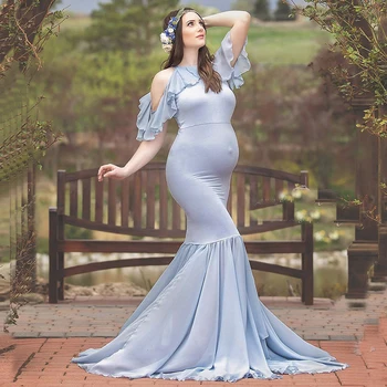 

Maternity Dresses For Photo Shoot Cotton Pregnancy Dress Photography Props Maxi Gown Dresses For Pregnant Women Clothes