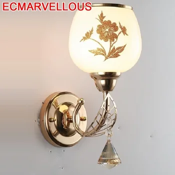 

Parede Pared Lampe Murale Lampara De Techo Colgante Moderna Crystal Bedroom Luminaire Light For Home Wandlamp Wall Lamp