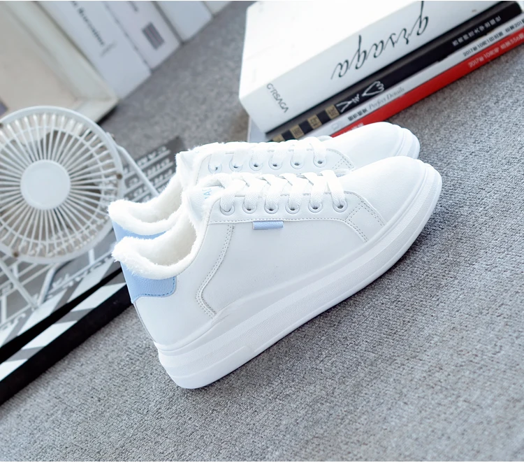 Tenis Mujer; Tenis Blancos; зимняя плюшевая спортивная обувь; женская обувь для тенниса; женские устойчивые спортивные кроссовки для фитнеса; кроссовки