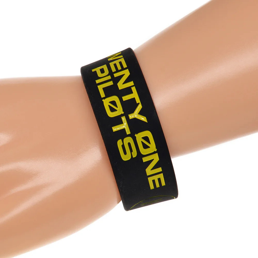 Silicone Bracelet 1 Inch Bracelet Band Sports Bracelets man women jewelry