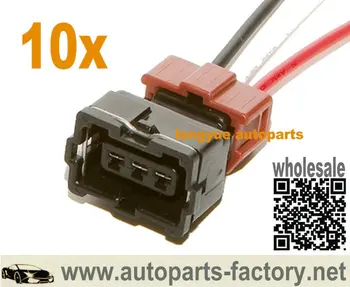 

longyue 10pcs Throttle Positioning Sensor TPS Repair Connector Harness for Nissan 300ZX