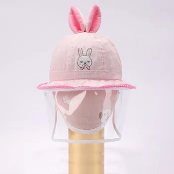 

Anti-splash Hat Protective Hat Protection Outdoor Cover Kids Babys Fisherman Cap Hat Anti Dust Cover Full Face Eye Protect Hat