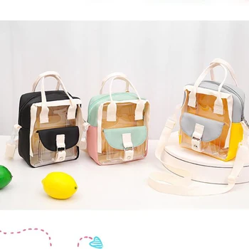 

Fashion Women Backpack Transparent Versatile Student Bags High Quality Youth Lovely Backpacks Spring