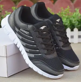 

2020 Autumn Tennis Travel High Comfort Running Shoes Men Breathable Lace Up Walking Gym