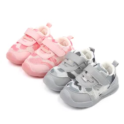 1 2 year old respirável crianças sapatos de malha primavera e outono sapatos de bebê da criança do bebê sapatos