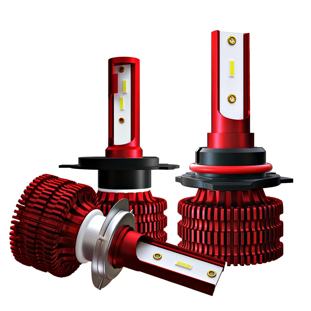 Автомобильный светильник H4 светодиодный 12000LM H7 6000K 12В 55 Вт H1 H11 9005 9006 HB3 HB4 светодиодный головной светильник лампа лампада 1860 чипов CSP супер яркий