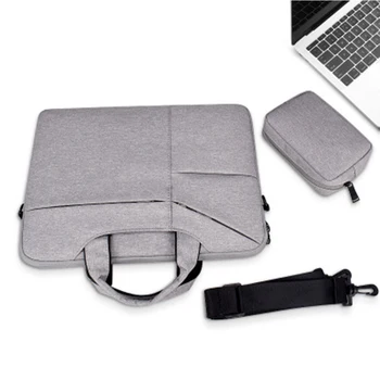 

Laptop Bag 13.3 14.1 15.4 15.6 Inch Notebook Bag For Macbook Air Pro 13 14 15 Dell Asus HP Acer Laptop Case Waterproof-Dark gray