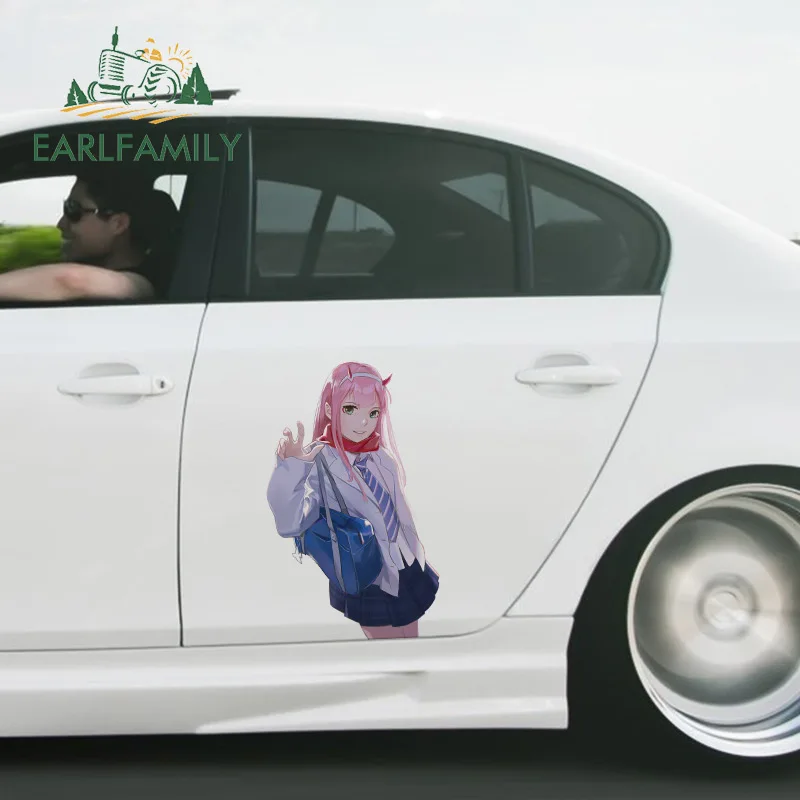 

EARLFAMILY 43cm x 26.1cm For Darling in the FRANXX Car Stickers Vinyl Material Decal Windows Decals Scratch-Proof Decor