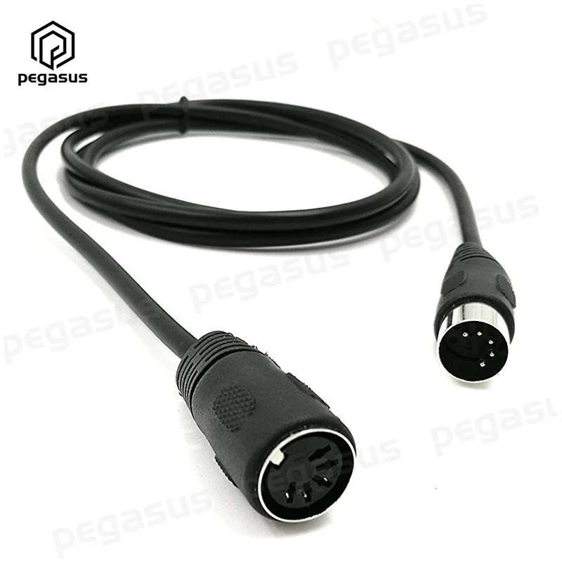 

1.5 Meters 5Pin DIN Male to Female Audio MIDIAT Adapter Cable For MIDI Keyboard Guitars