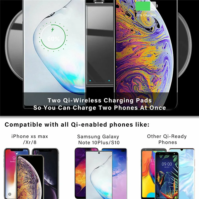 Dual-15W-Qi-Wireless-Charger-with-Type-C-Cable-Fast-Charging-Charger-Dock-Pad-For-IPhone (1)