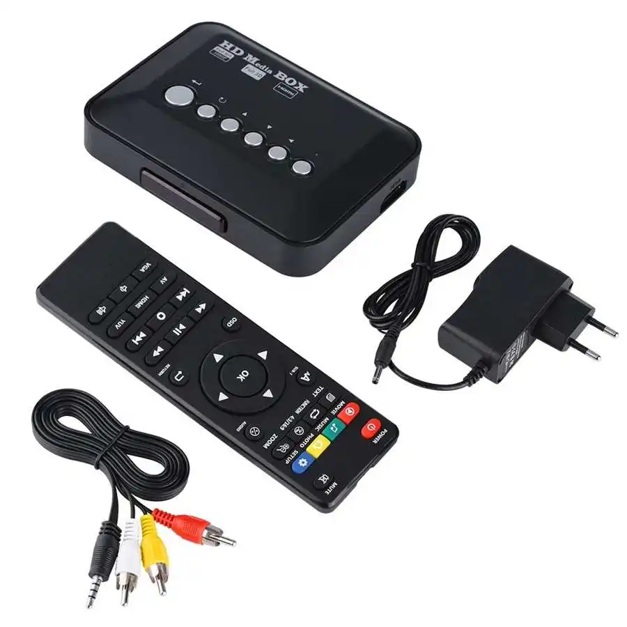 Hd медиаплеер 1080P HD HDMI аудио видео с ИК пультом дистанционного управления 110V