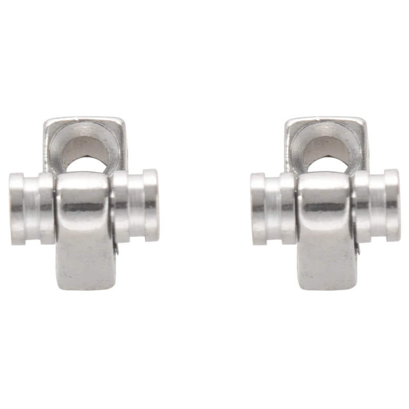 

Set of 2 Chrome Roller String Retainer Trees Guitar Parts