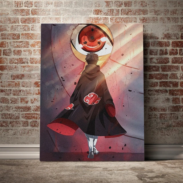 one1love Naruto Artworks Poster Prints Naruto Anime Eyes Canvas Painting  Decoration Art for Living Room Bedroom 20 x 30 cm without Frame :  : Home & Kitchen