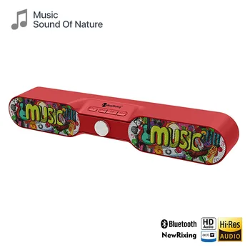 

Soundbar Bluetooth Speaker Portable Wireless Speakers for Phones with microphone Loudspeaker Sound System 10W Stereo Surround