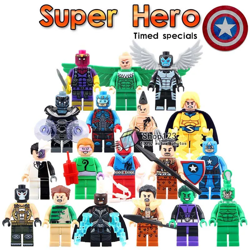 

1 PC On Sale Atom BaronZemo Sentry Kraven Archangel Daken Storm SOCC Captain America Assemble Action Building Blocks Kids Gifts