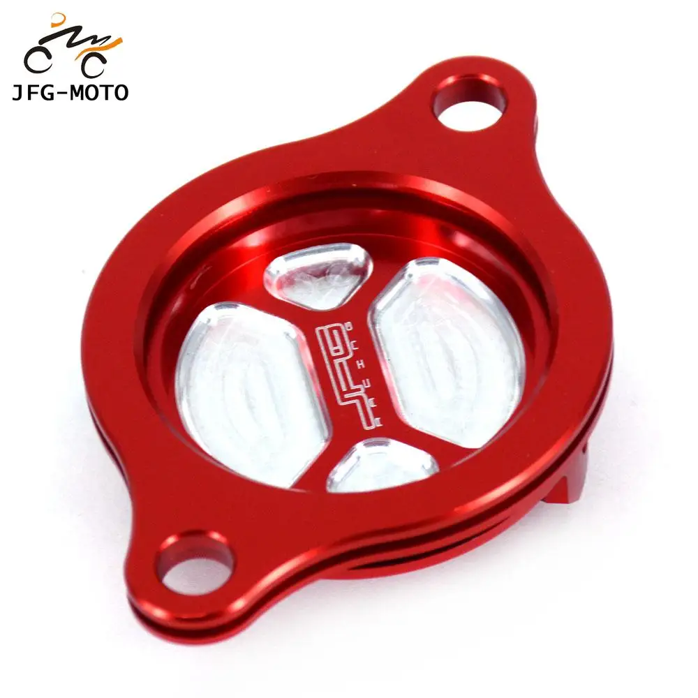 

Motorcycle CNC Oil Filter Cap Cover For HONDA CRF450R CRF 450R 2002 2003 2004 2005 2006 2007 2008 CRF450X CRF 450X 2005-2017