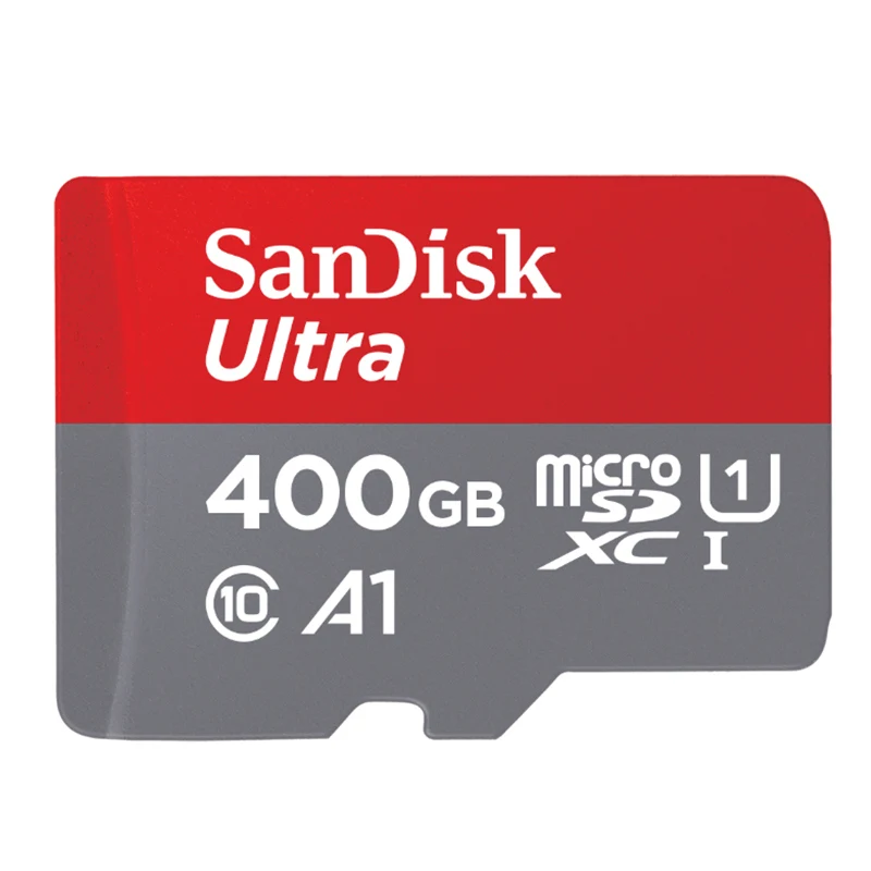 Карта памяти SanDisk, 32 ГБ, Micro SD карта, 64 ГБ, 128 ГБ, TF карта, 256 ГБ, A1/A2, C10, UHS-I, U1/U3, U3, V30, SDXC, 4 K, HD, для Samrtphone/Tablet/PC - Емкость: Ultra A1 400GB