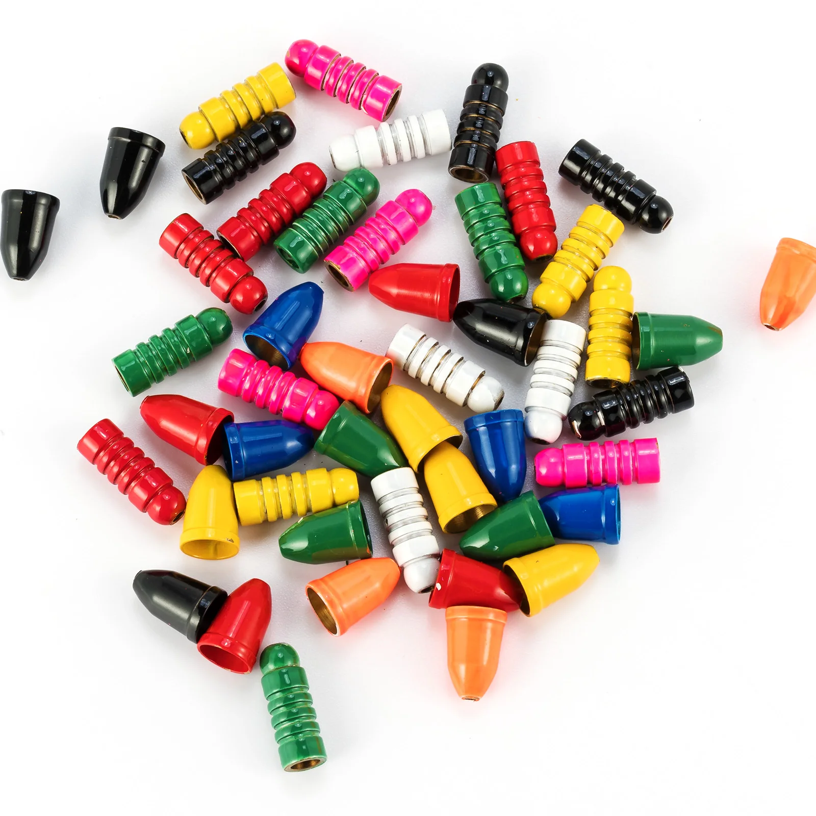 48pcs Fishing Spinner Lure Bodies Fishing Lure Making Fishing Sinker