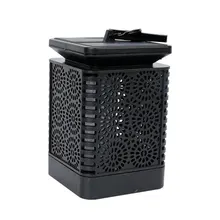  Outdoor Solar Desk Lamp Flickering Flame Lantern Patio Garden Decoration Pathway Lantern Umbrella Hanging Solar Candle Light 