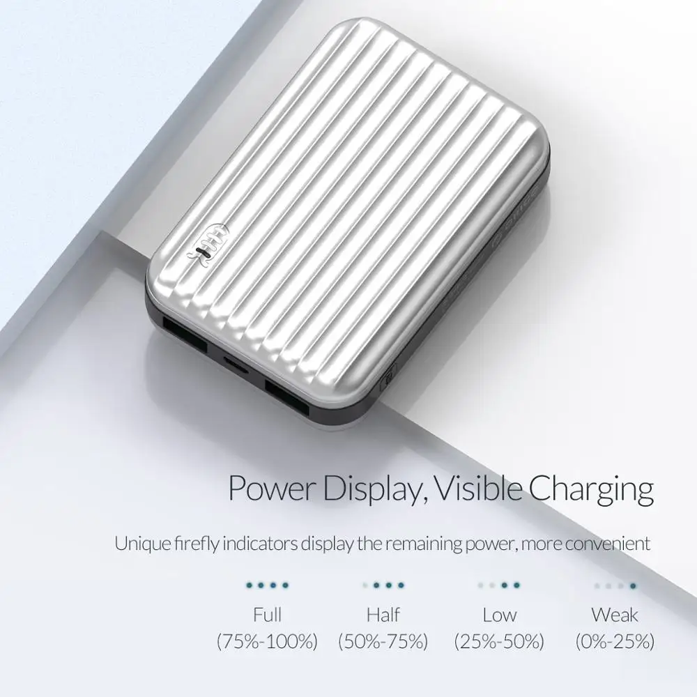 ORICO 10000mAh Power Bank Suitcase External Mobile Battery Charging Powerbank For Travel For Smartphone Small Poverbank ORICO 10000mAh Power Bank Suitcase External Mobile Battery Charging Powerbank For Travel For Smartphone Small Poverbank