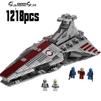 

2019 Star Series Wars The Venator-class Republic Attack Cruiser StarWarlys Model Building Blocks Compatible lepining toys