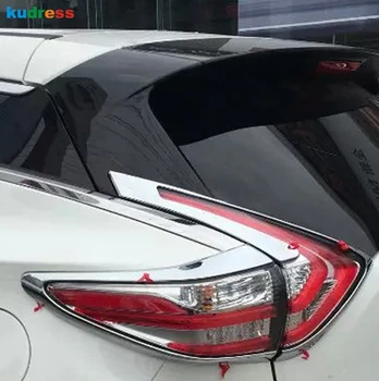 

For Nissan Murano 2015 2016 2017 2018 ABS Chrome Rear Light Cover Trim Taillight Tail Lamp Frame Trims Car Styling Accessories