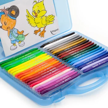

12/18/24/36/48 Set Colors Plastic Crayons Kid Gift Child Paiting Drawing Plastic Pens Eco-friendly School Student Pencils Maped