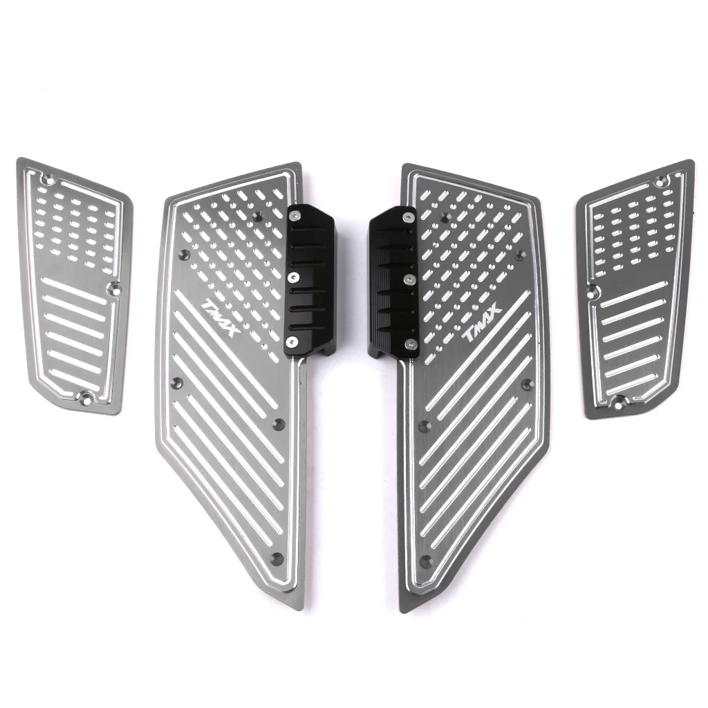 Titanium BDJ для Yamaha Tmax530 2012 2013 Мотоцикл с ЧПУ спереди и сзади подножки подножка ШАГ Pad - Цвет: Titanium