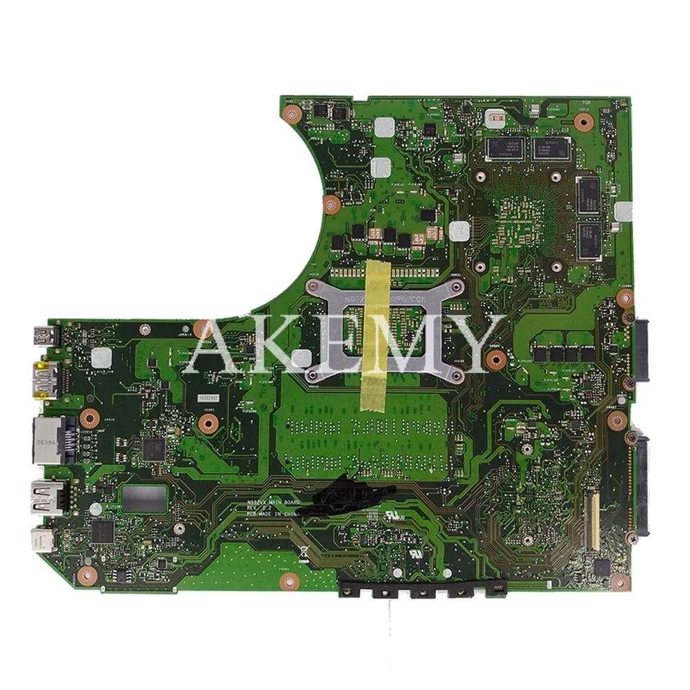 Akemy N552VX материнская плата для ASUS N552VX N552V N552 материнская плата для ноутбука N552VX материнская плата I5-6300HQ GTX950M/2G