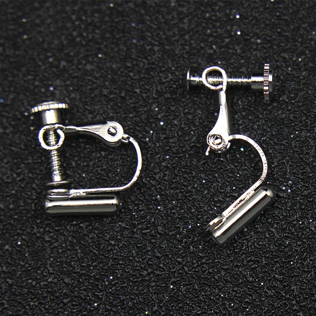 Clip On Earrings For Girls 24-Piece Clip-On Earring Converters