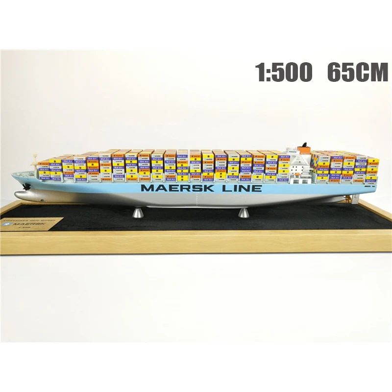 ^Cheap 65cm container ship model container ship model color Maersk container ship static ornaments ^Cheap 65cm container ship model container ship model color Maersk container ship static ornaments