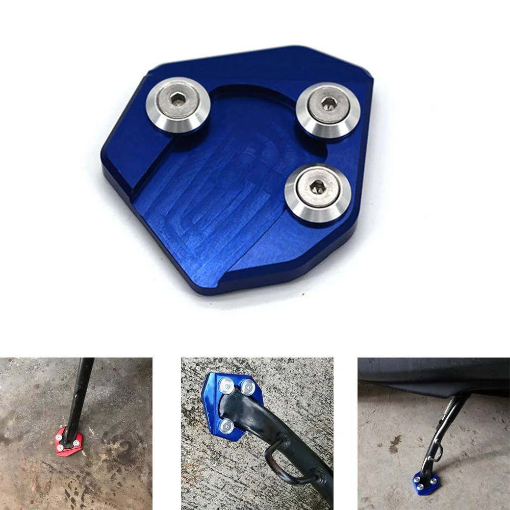 BDJ Motorcycle Accessories Kickstand Foot Side Stand Extension Pad Support Plate Enlarge For Yamaha SMAX BWS RAY125 | Автомобили и