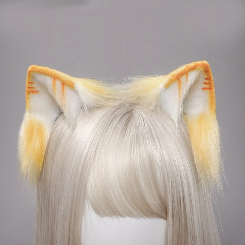 Cosplay&ware Lovely Animal Faux Fur Wolf Ears Headband Realistic Furry Fluffy Hair Hoop Lolita Anime Masquerade Cosplay Costume -Zentai shop online Hbd1329438e5c41ec85c659e148b085ebm.jpg
