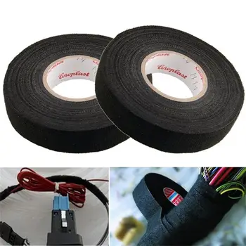 

5Pcs/Set Wiring Harness Tape Strong Adhesive Cloth Fabric Tape for Looms Cars 19mm x 15M/19mm x 25M/25mm*15m