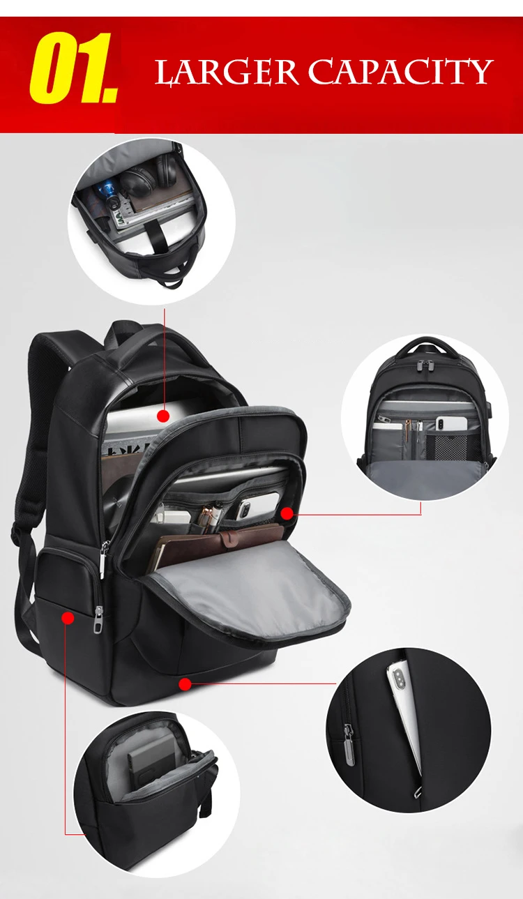 13.3 14.1 15.6 inch Business Laptop Backpack Notebook Bag For Men USD Charging Bag For Macbook Air Pro 13 Acer hp Lenovo ASUS