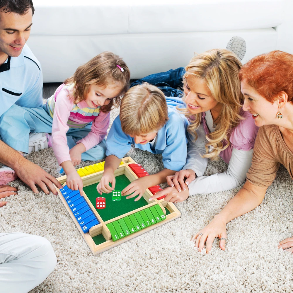 Alomejor Ensemble De 5 Dés En Alliage D'aluminium 6 Faces Dices Avec Boîte De Rangement Dés Collection Jeux De Dés Pour Table De Jeu(Silver-Boîte Rectangle