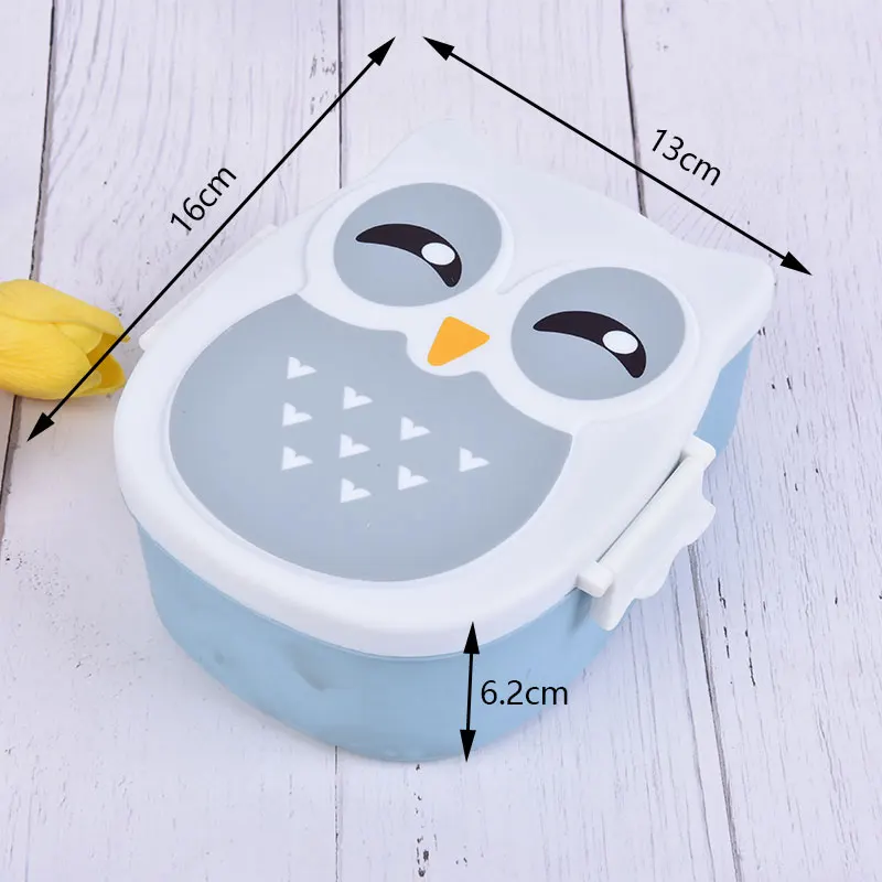 Owl Lunch Box Food Container  Kids Cartoon Lunch Container