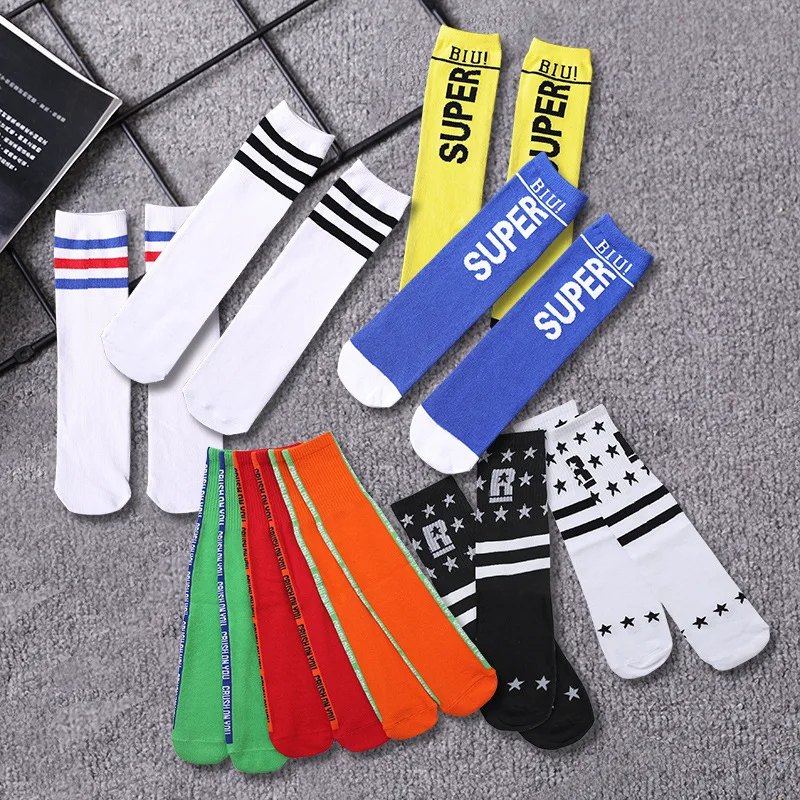 

40cm Kids Cool Hip Hop Stockings Socks for Girls Boys Jazz Dance Accessories