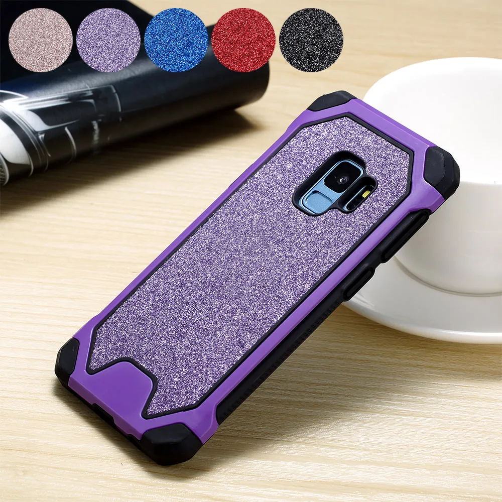 LAPOPNUT Four Corners Silicone Case for Samsung Galaxy A50 A70 A40 A30 A20e A20 A10 M10 Glitter Matte Shockproof Slim Back Cover | Мобильные