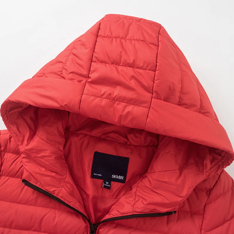 SEMIR, длинный женский пуховик,, зима, светильник, привычный ветер, черный, толстый, теплый, куртка, повседневная, трендовая, женская одежда