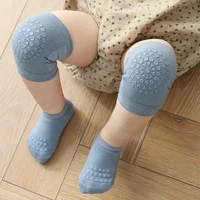 Safety Baby Knee Pads Socks Set Non-Slip Floor Socks Elbow Cushion Kneecap Summer Kid Crawling Protector Leg Warmer Girls Boys 3