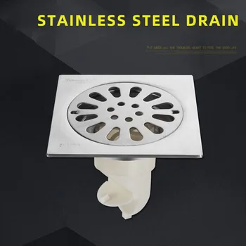 

Stainless Steel Floor Drain Toilet Deodorizing Drainage Balcony Washing Machine Drains Kitchen Drainer Bathroom Accessories
