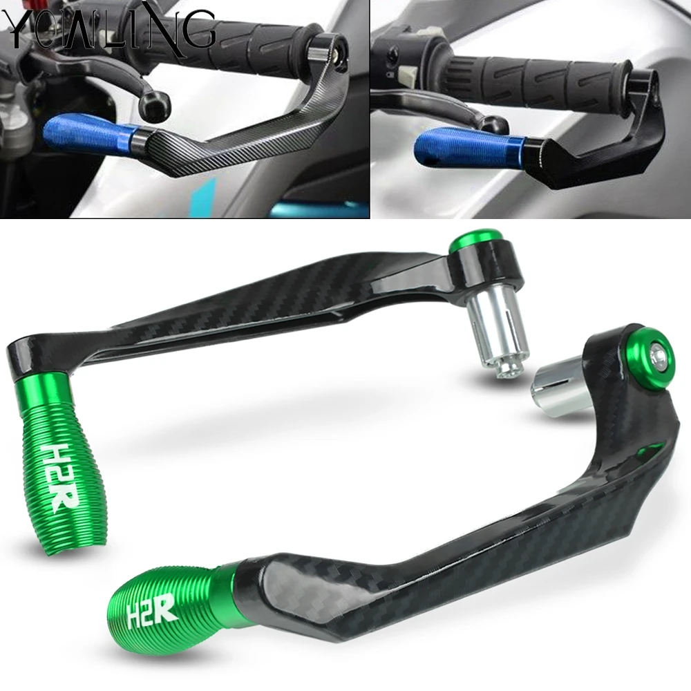7/8" 22mm Motorcycle Lever Guard Brake Clutch Levers Guard Protector Proguard For Kawasaki H2R