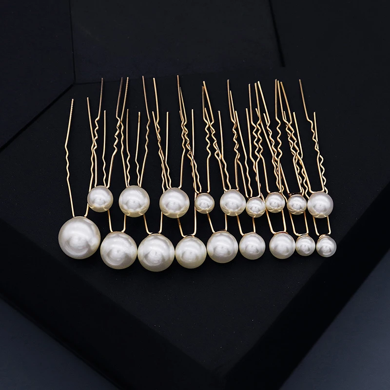 Bridal Headwear Miallo Bridal Wedding Hair Accessories Rhinestone Hair Pins Forks For Women Pearl Hairpins Bride Headpiece Party Jewelry Gift