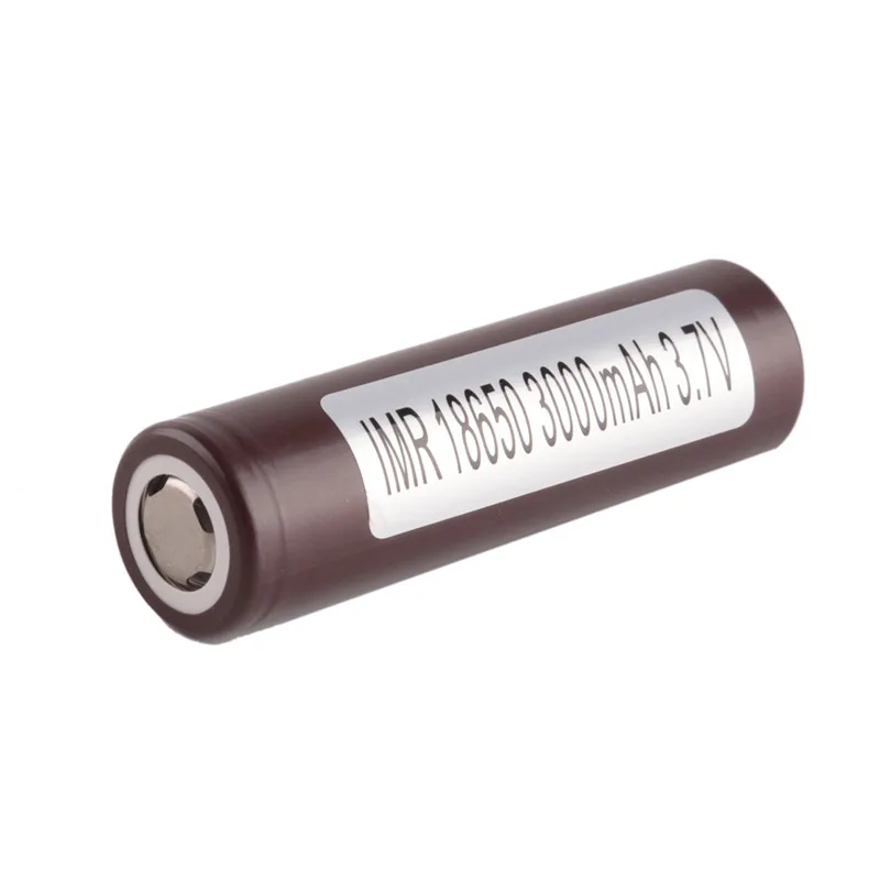 2PCS IMR 18650 Battery Rechargeable Vaporizer Battery for LG HG2 18650 3000 MAh Lithium Battery for Electronic Cigarette Mods