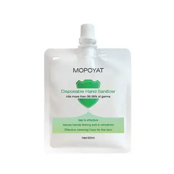 

50ml Portable Quick-Dry Hand Sanitizer Soap Gel Effective Refreshing Safety Rinse Free Disposable Sterilization Disinfectant Liq