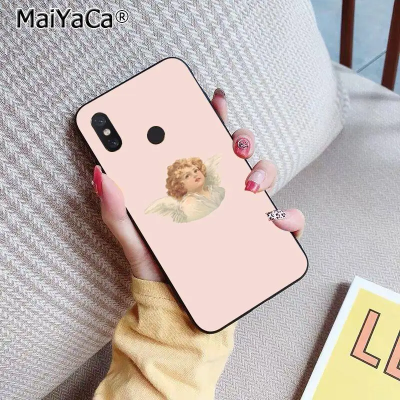 MaiYaCa милый Ренессанс ангелы детский черный мягкий чехол для телефона Xiaomi 8 9 se 5X Redmi 6pro 6A 4X7 5plus note 5 7 6pro - Цвет: A5